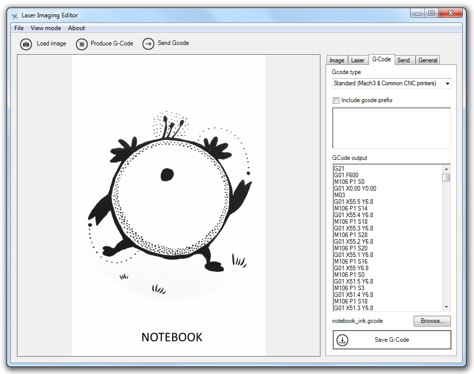 inkscape gcode samples